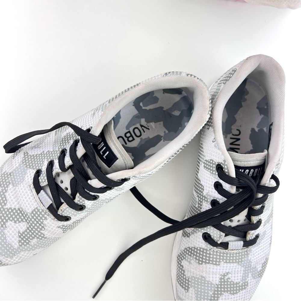 NoBull Camo Shoes Mens 9 Gray Low Top Sneakers - Picture 4 of 9